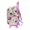 Kép 4/4 - Disney Minnie gurulós ovis hátizsák, táska 30 cm