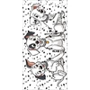 Disney 101 kiskutya fürdőlepedő, strand törölköző 70*140cm