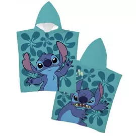 Disney Lilo és Stitch, A csillagkutya strand törölköző poncsó 55x110 cm (Fast Dry)