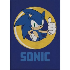Sonic a sündisznó polár takaró 100x140cm