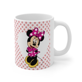 Disney Minnie egér egyedi névreszóló kerámia bögre 3dl Pink