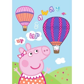 Peppa Malac polár takaró 100*140cm hőlégballon