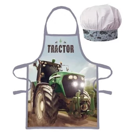 Traktor gyerek kötény 2 darabos szett BRM008083