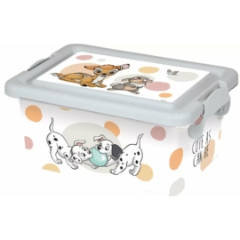 Disney 101 kiskutya és Bambi műanyag tároló doboz 3,7 L