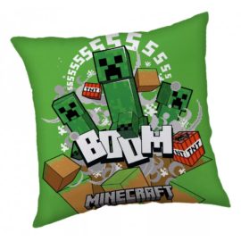 Minecraft Creeper Boom párna, díszpárna 40*40 cm