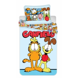 Garfield gyerek ágyneműhuzat 100×135cm, 40×60 cm