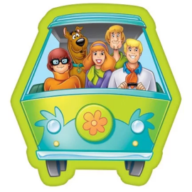 Scooby-Doo Mystery Machine formapárna, díszpárna 40x33 cm