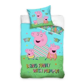 Peppa Pig, Peppa malac Funny ágyneműhuzat 140×200cm