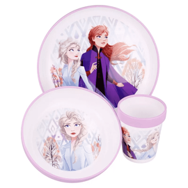 Disney Jégvarázs étkészlet, micro műanyag szett