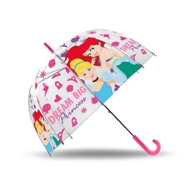 Disney Hercegnők Dream gyerek átlátszó félautomata esernyő Ø70 cm