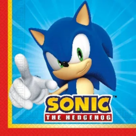 Sonic a sündisznó szalvéta 20 db-os, 33x33 cm FSC