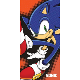 Sonic a sündisznó fürdőlepedő, strand törölköző 70x140cm