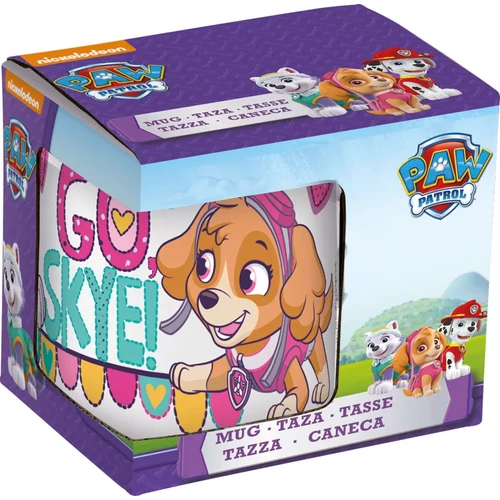 Mancs Őrjárat Go Skye porcelán bögre 235 ml (8 oz) Díszdobozban