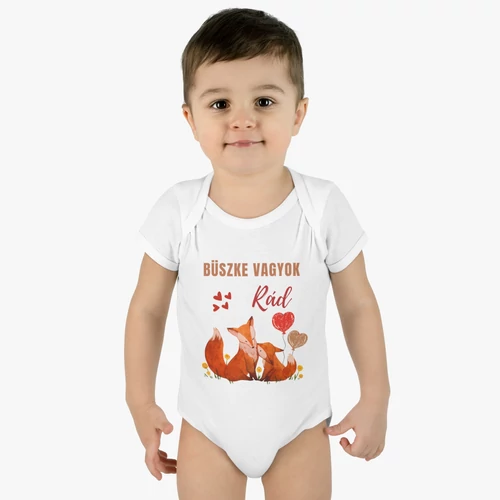 Büszke vagyok rád rókás baba body