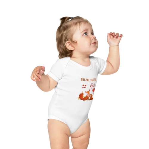 Büszke vagyok rád rókás baba body