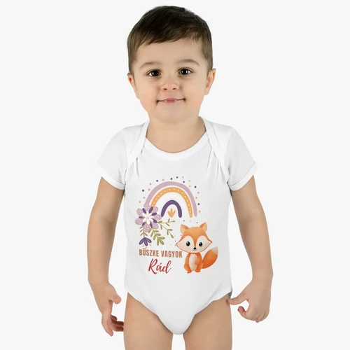 Büszke vagyok rád rókás baba body