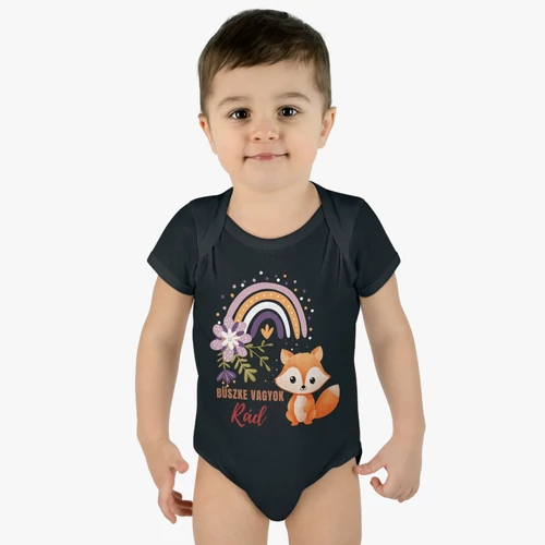 Büszke vagyok rád rókás baba body