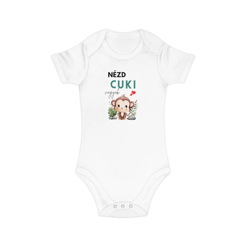 Nézd milyen cuki vagyok - kis majom body