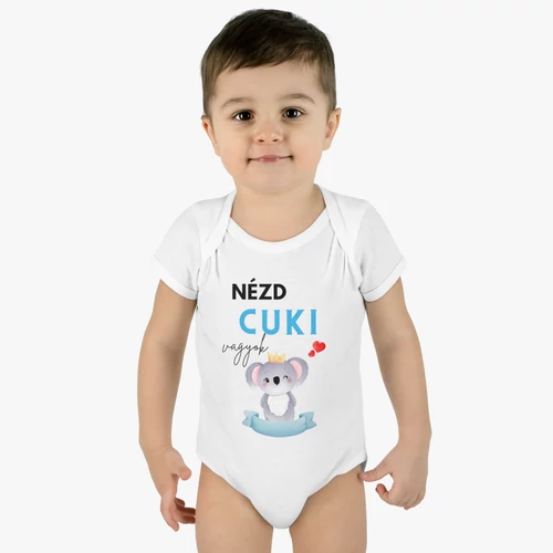 Nézd milyen cuki vagyok - Koala maci body kék