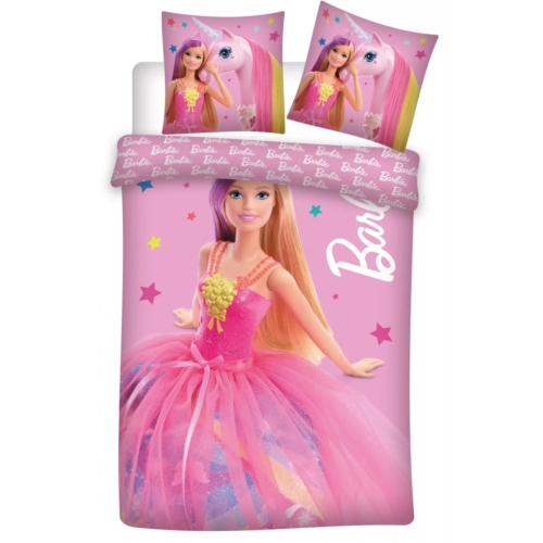 Barbie gyerek ágyneműhuzat 100×135 cm, 40×60 cm