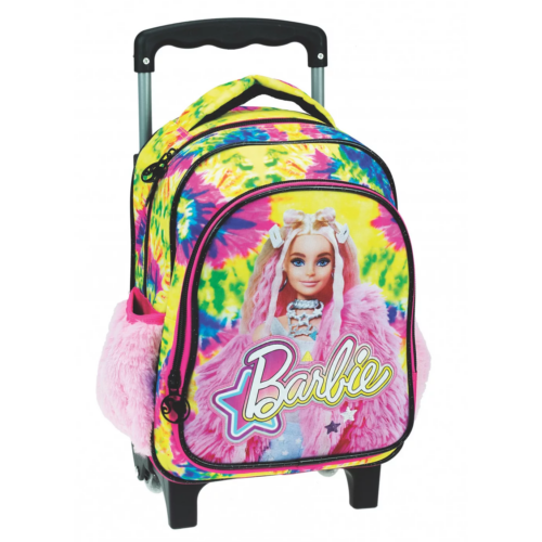 Barbie gurulós ovis hátizsák, táska 30 cm