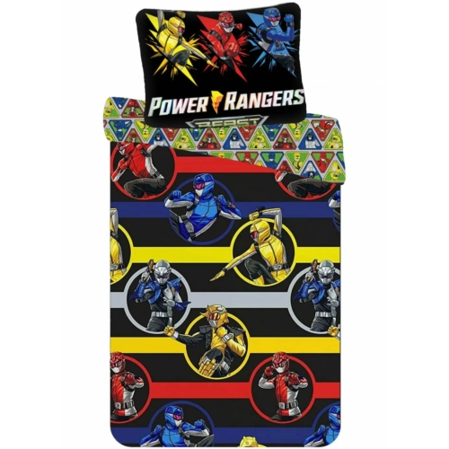 Power Rangers gyerek ágyneműhuzat 100×135cm, 40×60 cm