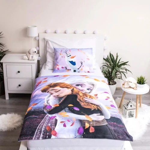 Disney Frozen, Jégvarázs Gyerek ágyneműhuzat 100×135cm, 40×60 cm  Mérete:  Párnahuzat: 40*60 cm Takaróhuzat: 100*135 cm  Anyaga: 100% pamut