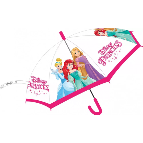 Disney Hercegnők gyerek félautomata átlátszó esernyő Ø74 cm