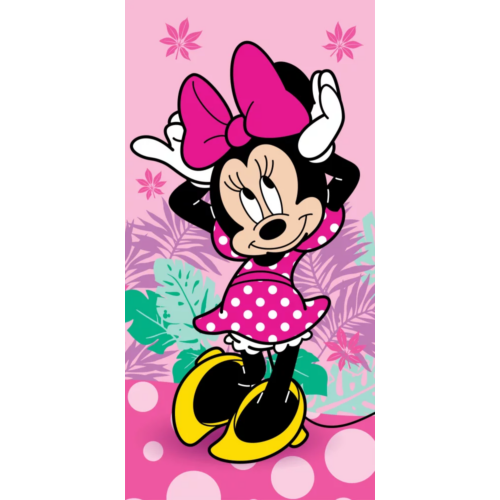 Disney Minnie Pretty in Pink fürdőlepedő, strand törölköző 70x140cm