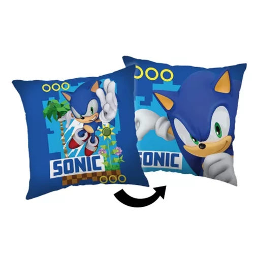 Sonic, a sündisznó párna, díszpárna 40x40 cm